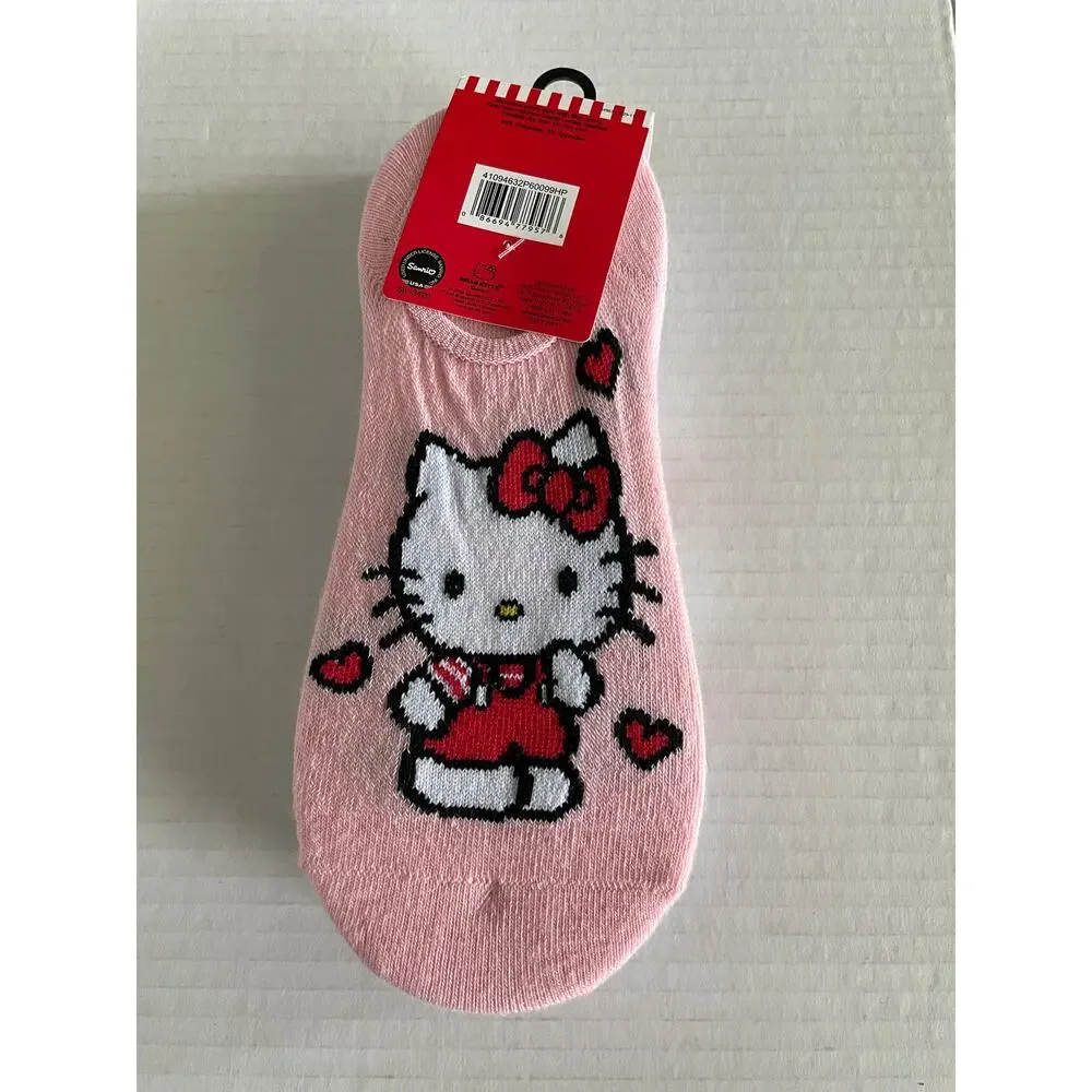 Hello Kitty Novelty 5 Pair No Show Socks